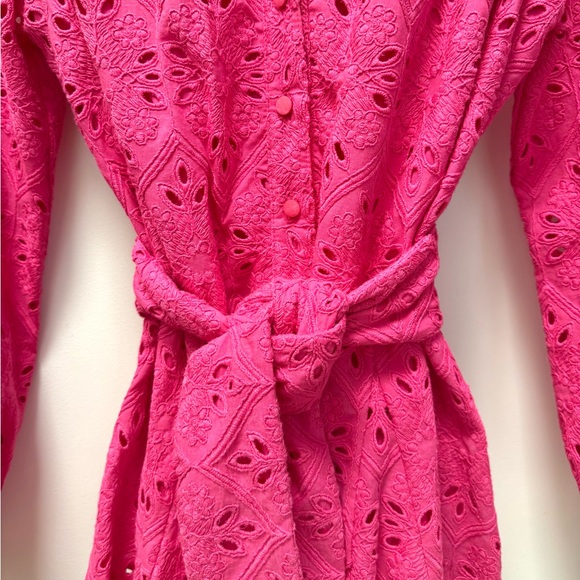 NWOT Sezane - Sol Dress Rose Pink - Size 38/US 6 - Picture 10 of 15